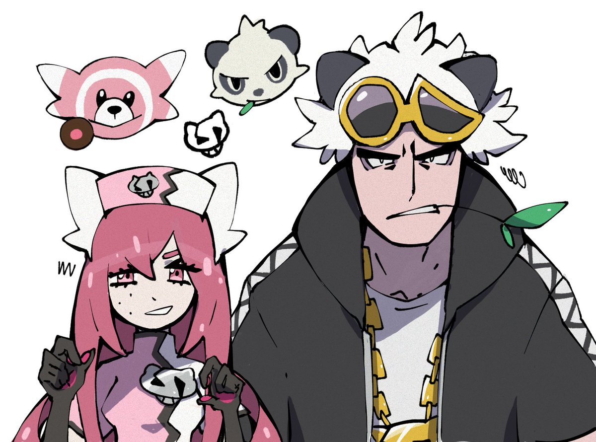Danii_mouwry's tweet photo. #PkmOc
. 
. 
.
. 
Ahora son unos panditas🐼

(Entiendan mi visión de Guzma como un Pancham-Pangoro•́︿•̀) https://t.co/5fxwEpWU08