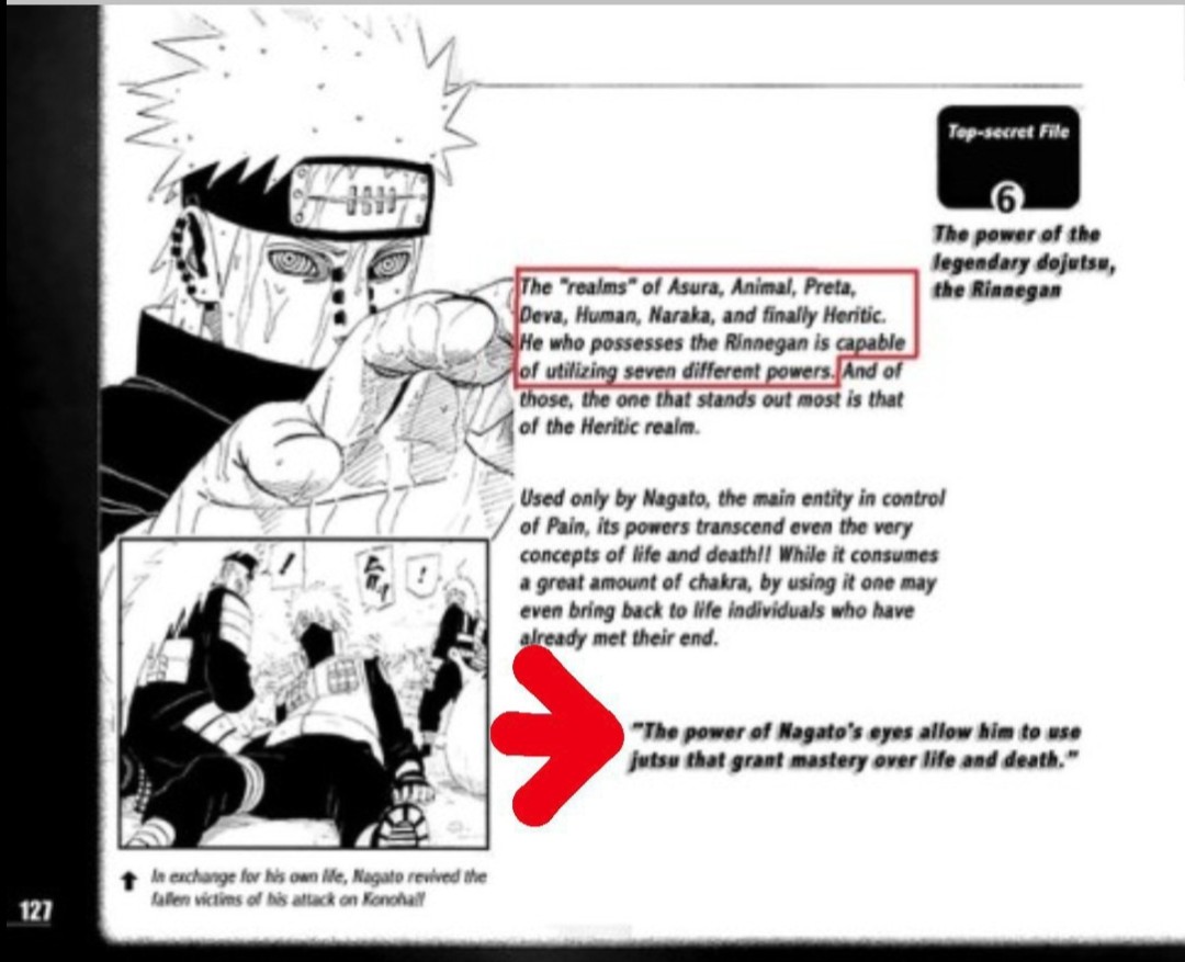 Middffy's tweet photo. @AnirudhV277386 @OsamaNassii @Midfffy @JotaroMidorima @loctusder @ThickCalvedSage By the way this is from the manga, Kishimoto said everyone with rinnegan is above life and death concept. It's also stated in the databook LMAO 
You got completely debunked https://t.co/PgoDvd30Jg