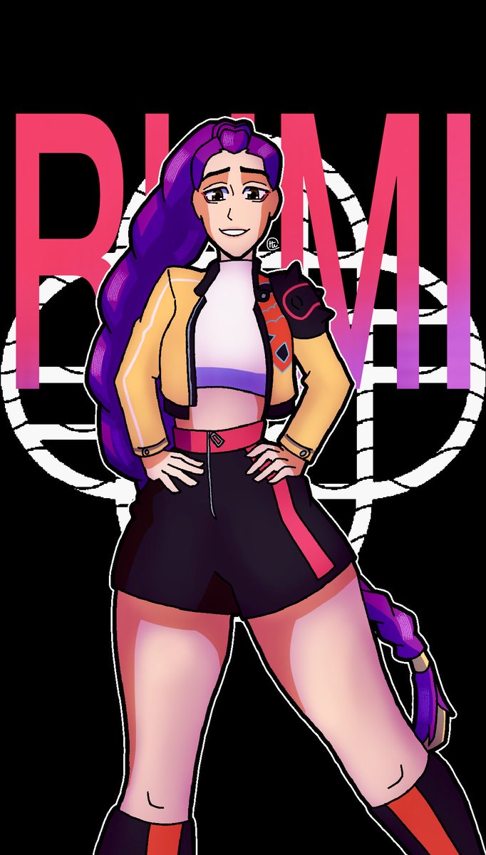 HCaboose's tweet photo. I am patiently waiting for the K-Pop Demon Hunters sequel:)

#KpopDemonHunters #Rumi #Art https://t.co/HxnRa4csvT