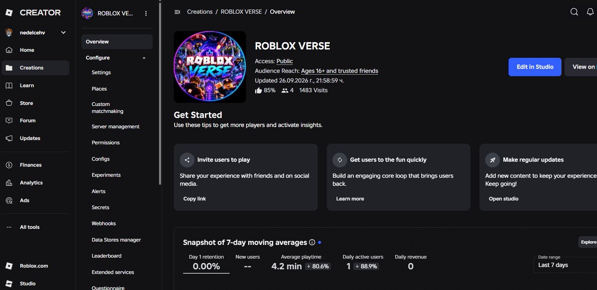 versesoldex's tweet photo. ROBLOX VERSE has officially been selected by @Roblox https://t.co/WFHM2mnlKr