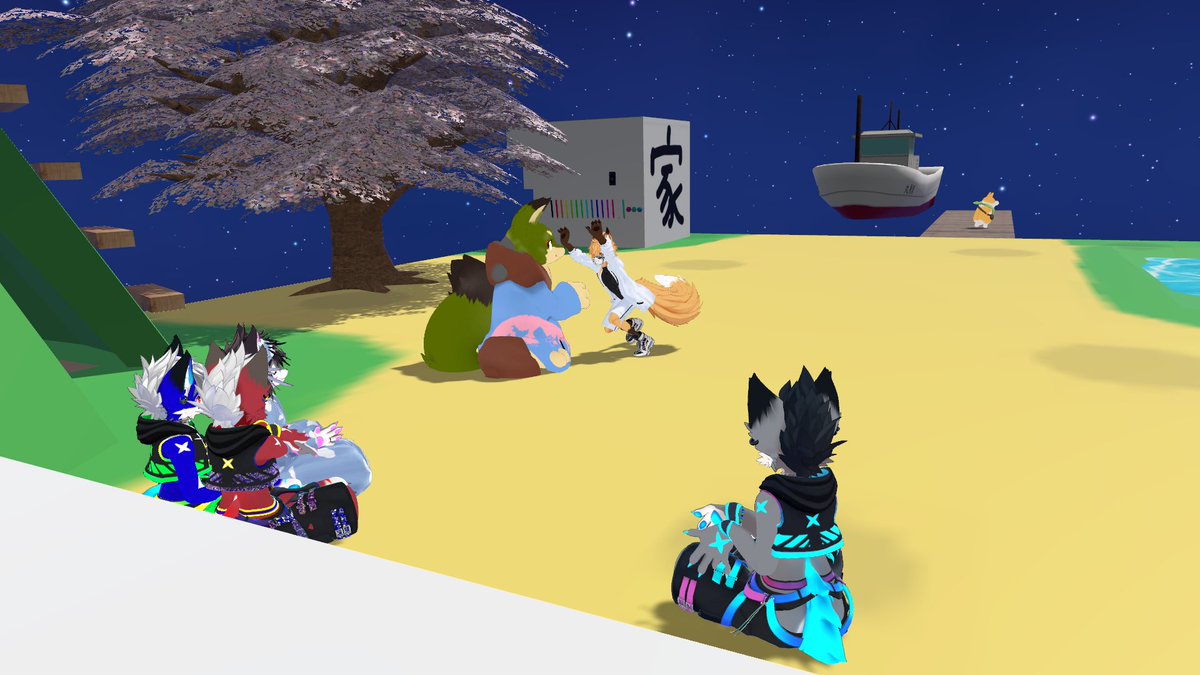 01c_vrc's tweet photo. 初心者ケモノ部公式のラジオ体操は今日で終わりになりますが、非公式でもぜひ立てて楽しんでもらえたら嬉しいです(カイジュウ)
定期開催は来月もあるので朝だけではない不定期開催も楽しんでいきましょう
これからもよろしくお願いします
 #初心者ケモノ部 https://t.co/Bsq2nwPO6g