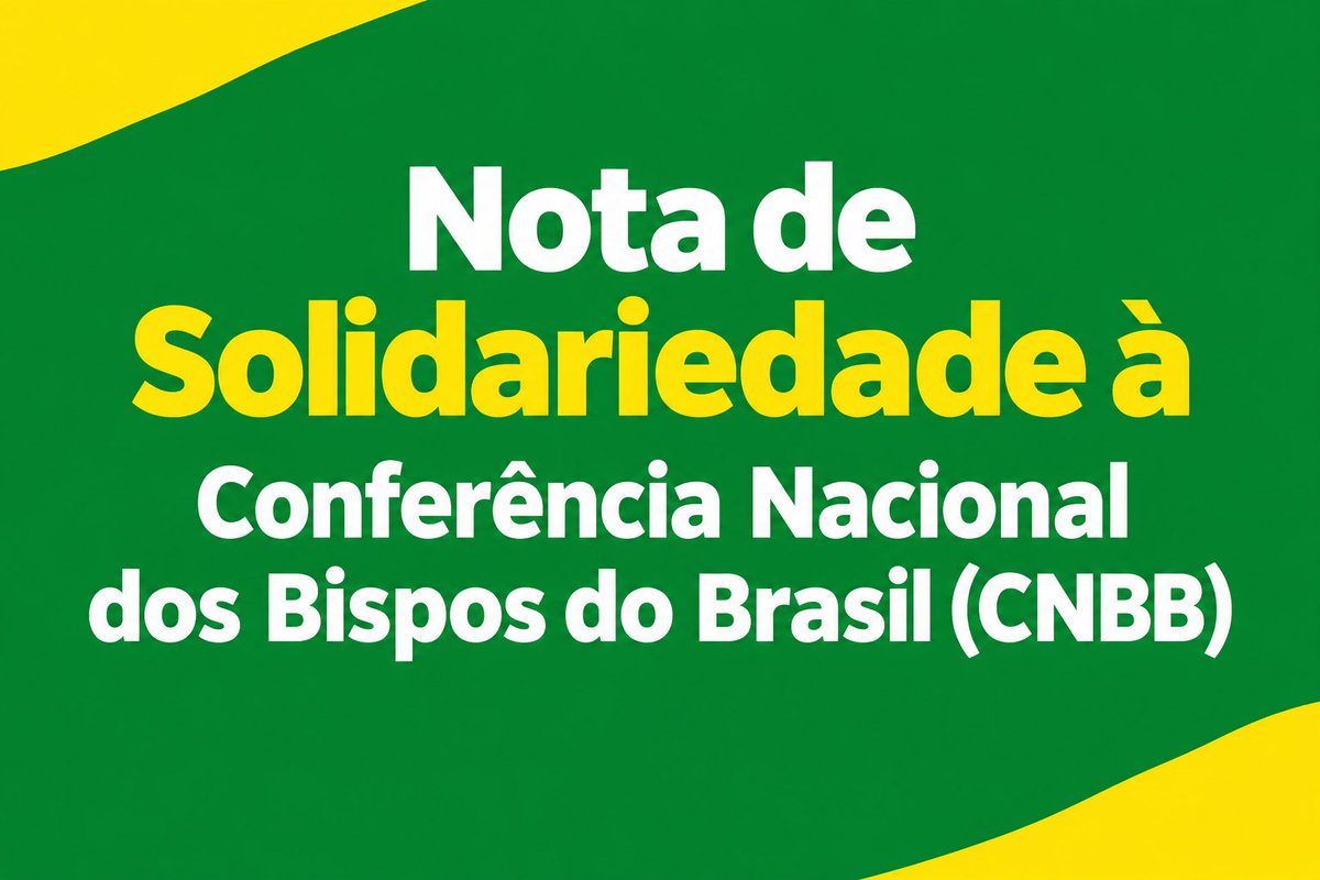 jorgemessiasagu's tweet photo. Nota de Solidariedade à Conferência Nacional dos Bispos do Brasil (CNBB)

Movido pela convicção de que a base do Estado laico, adotada por nossa Constituição, pressupõe a convivência respeitosa de todas as crenças religiosas, manifesto meu reconhecimento da elevada missão desempenhada pela Conferência Nacional dos Bispos do Brasil (CNBB) junto à comunidade católica, em termos pastorais, assim como seu papel decisivo na favor da construção de uma sociedade democrática em nosso país.

Nesse sentido, expresso minha total solidariedade à CNBB, diante dos ataques e agressões que injustamente vem sofrendo por parte do candidato Flávio Bolsonaro. 

Movido pelo amor maior de Jesus Cristo, que nos une como irmãos, repudio igualmente a mentira utilizada como instrumento de conveniência política e eleitoral.

Defendo um Estado que assegure a liberdade religiosa de todos, sem legislar sobre a fé de ninguém, sem impor crenças e sem impedir que cada pessoa viva e proclame livremente suas convicções.

Jesus nos deixou um mandamento claro: “Amarás o teu próximo como a ti mesmo” (Marcos 12:31), uma exortação que alcança homens e mulheres que professem quaisquer credos ou religiões. A fé genuína convence pelo testemunho, pelo amor e pela coerência — nunca pela imposição.

Como cristão, procuro obedecer ao chamado de Jesus: “Ide, portanto, fazei discípulos de todas as nações” (Mateus 28:19). Tenho alegria em anunciar o Evangelho, mas, como evangélico, respeito profundamente aqueles que professam uma fé diferente da minha.

Deus espera de nós um amor que liberta: um amor dirigido a Jesus acima de todas as coisas, nascido espontaneamente no coração. Como está escrito: “Amarás o Senhor teu Deus de todo o teu coração” (Mateus 22:37). Trata-se de uma escolha livre, não de coerção — uma liberdade que pertence a todos.

Jorge Messias