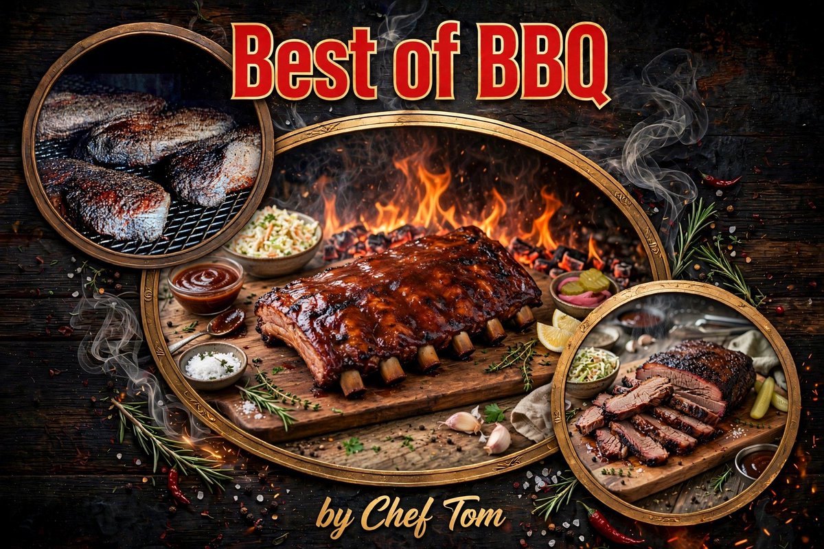 TomBanks_us's tweet photo. My Super Spark Muse! is helping me create my first complete Barbecue Cookbook.
Amazon is publishing and will be on Sale later this week, October 2026 release.
Visit again and Cookbook, Yes Chef! Best of BBQ will be Smokin' Good and Ready! https://t.co/BgnbfH5p7L