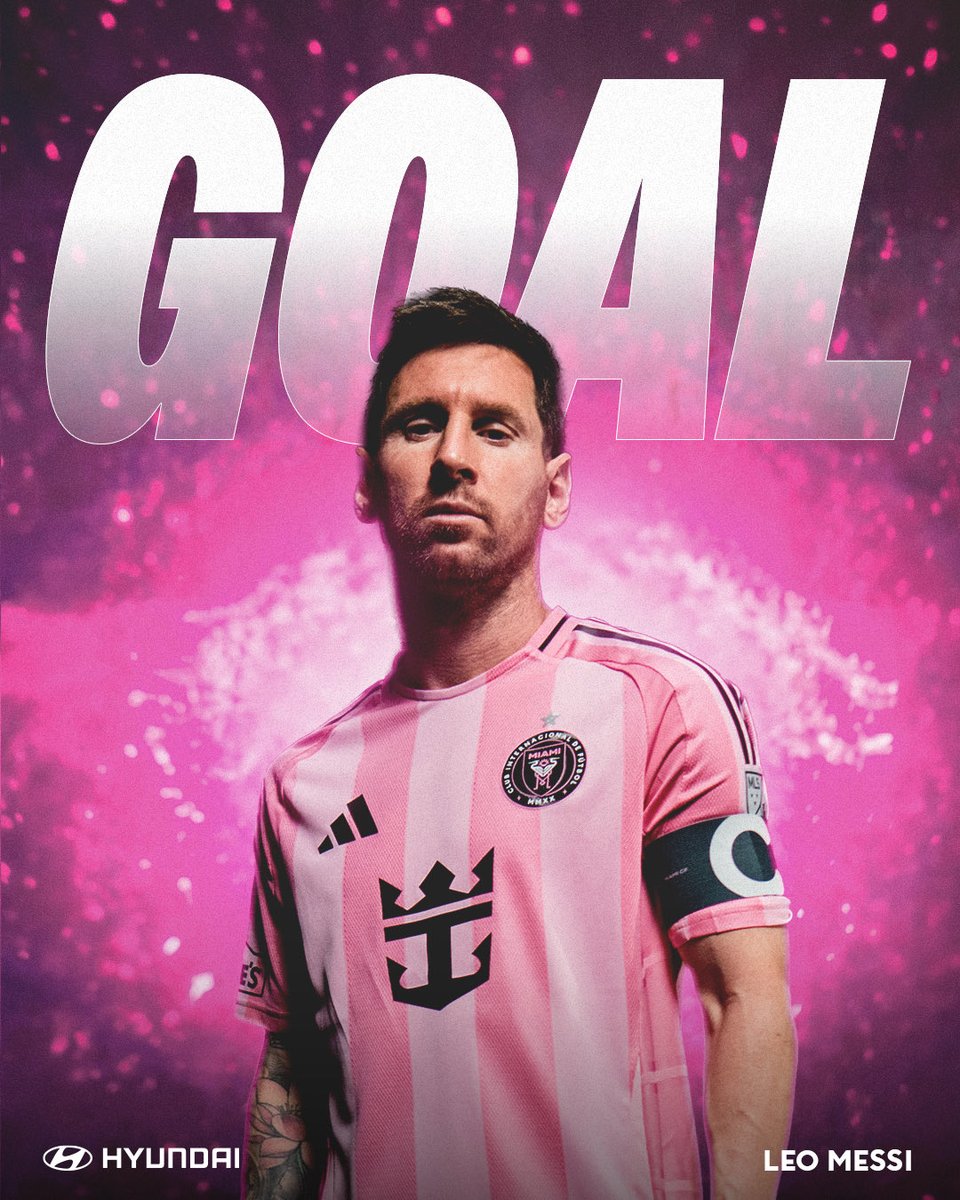InterMiamiCF's tweet photo. 33’ | ¡GOOOOL DE LEO MESSI! ￼💥

#CLBvMIA [1-1] https://t.co/krCK6Wl1J9
