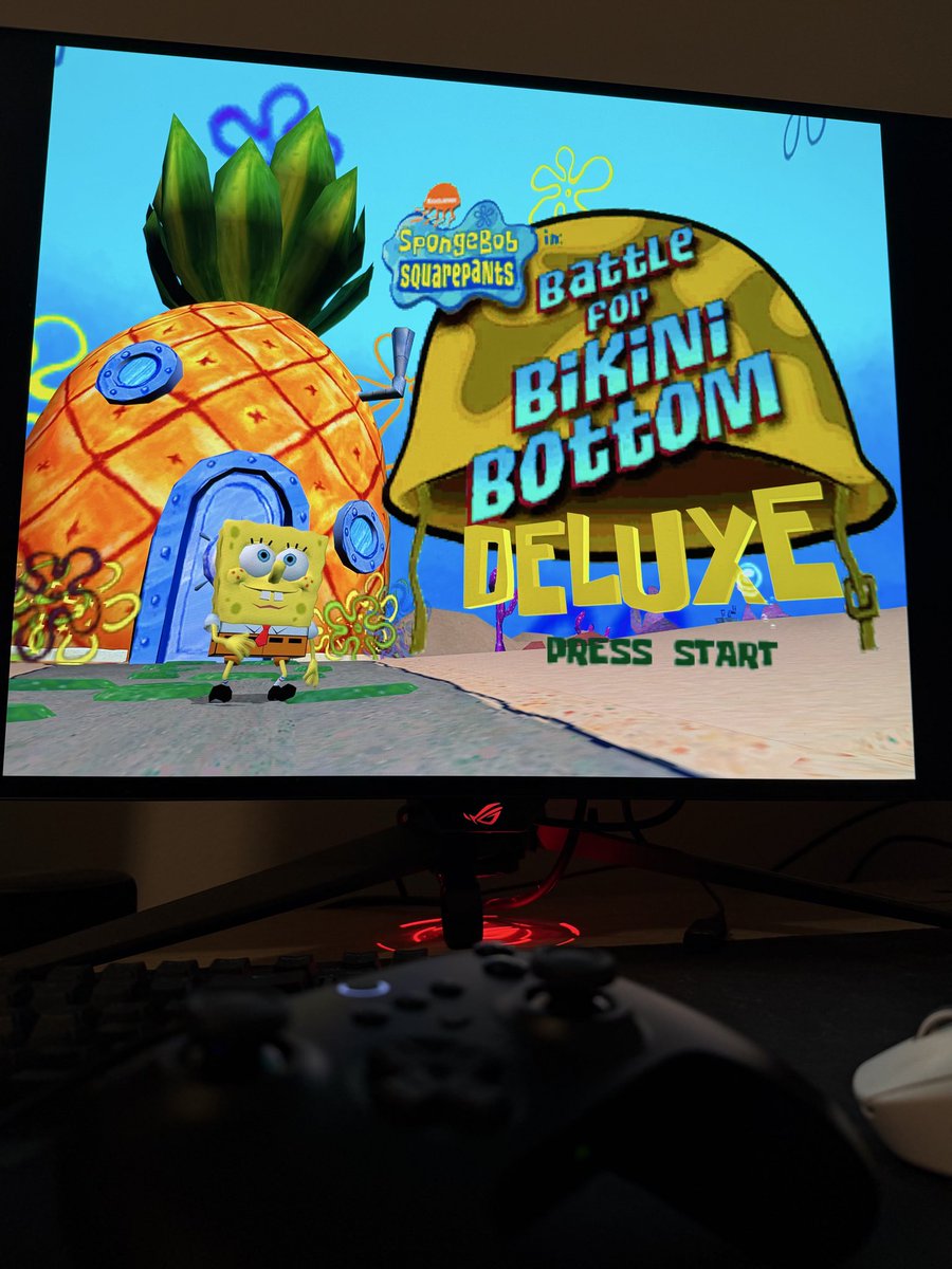 slimeyp00's tweet photo. grown man plays mod for 20 year old video game

#spongebob #bfbb #gaming #gamingtwt https://t.co/i0m3hCbZxg