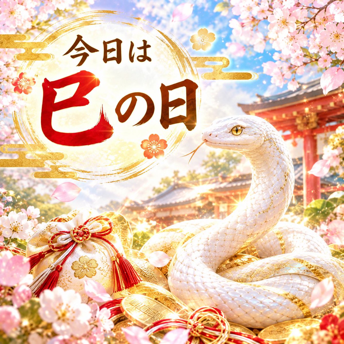 snake_uranai's tweet photo. おはようございます🐍
今日は巳の日×不成就日🌙

巳の日は、白蛇が弁財天の使いとされる
金運にご縁の深い日🐍
ただし今日は不成就日。
新しく始めたことが実りにくいと言われる日です🍃

大きな決断はお休みして
身の回りを整える一日に🌱
#巳の日 #不成就日 #開運 #占い https://t.co/ZpMIBsUSmL