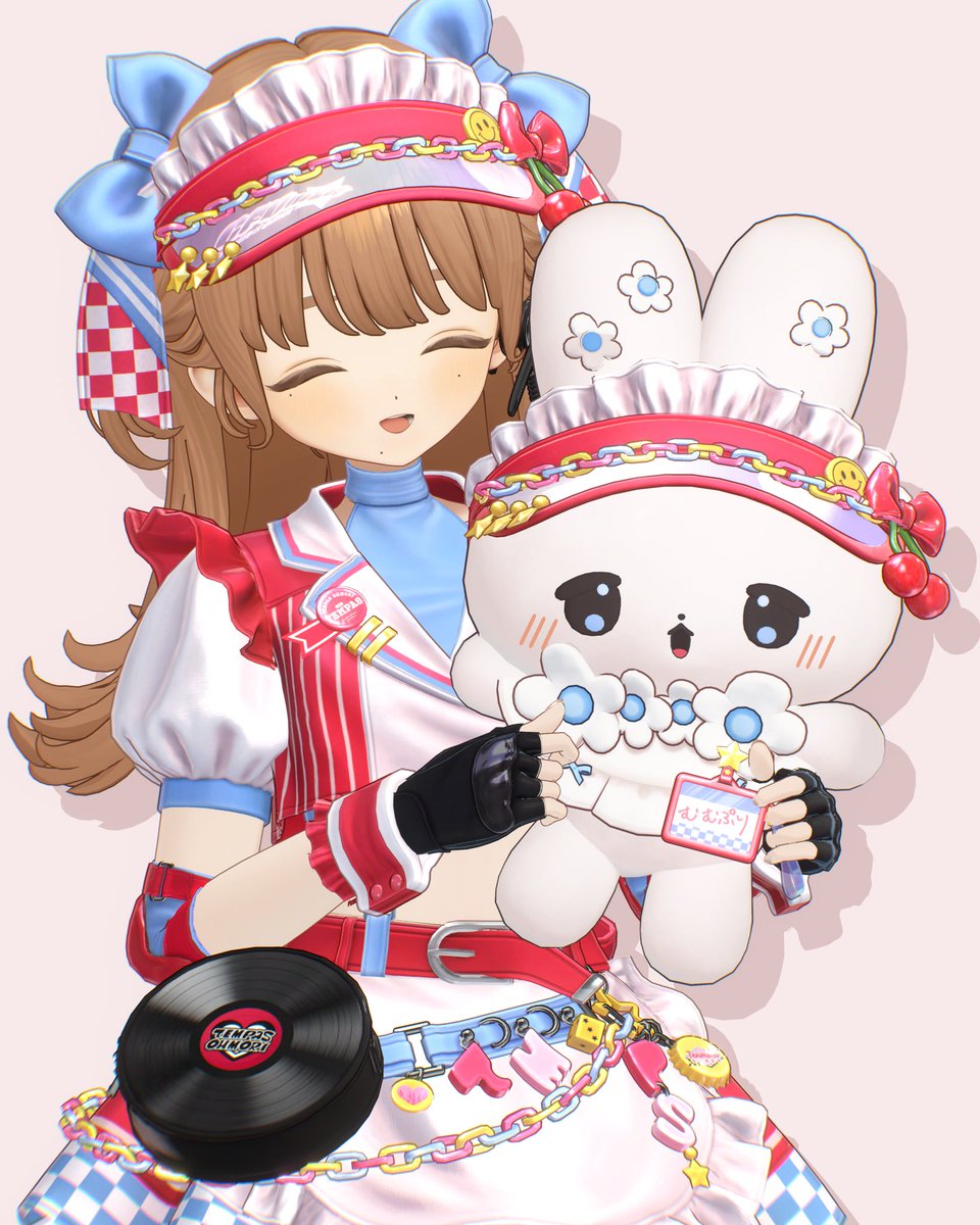 tempura_pasta10's tweet photo. 🌟おしらせ🌟

むむぷりちゃん用に頭周り&amp;名札の位置調整を行ったおまけPrefabを作りました

フィユエちゃんのFBXで対応しているのでFullset or フィユエちゃん対応ご購入者のみDL可能です

むむぷりちゃんも一緒に働けるよ🥤

https://t.co/nM4NiiQ2iU https://t.co/GSF5R8ZP6W
