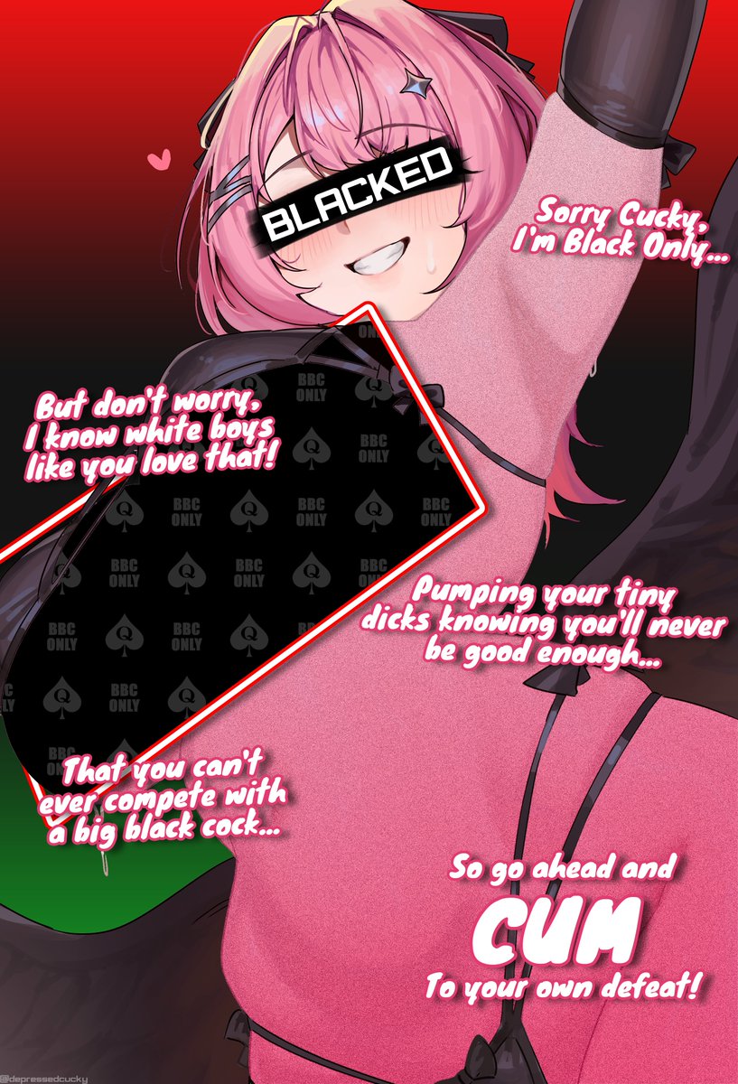 depressedcucky's tweet photo. #censored #betasafe #blacked #blackedwaifus #cuck #ntr #sph https://t.co/M1rlz3QCdW