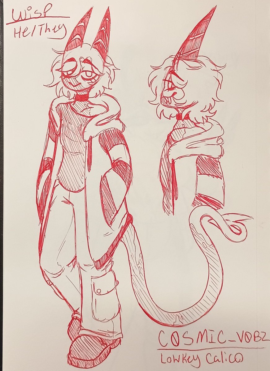 C0SMIC_V0BZ's tweet photo. Made myself helluva boss sona while I'm stuck at work, they a cutie :>

#HelluvaBoss‌ #HelluvaBoss‌OC https://t.co/kYHyRANefe