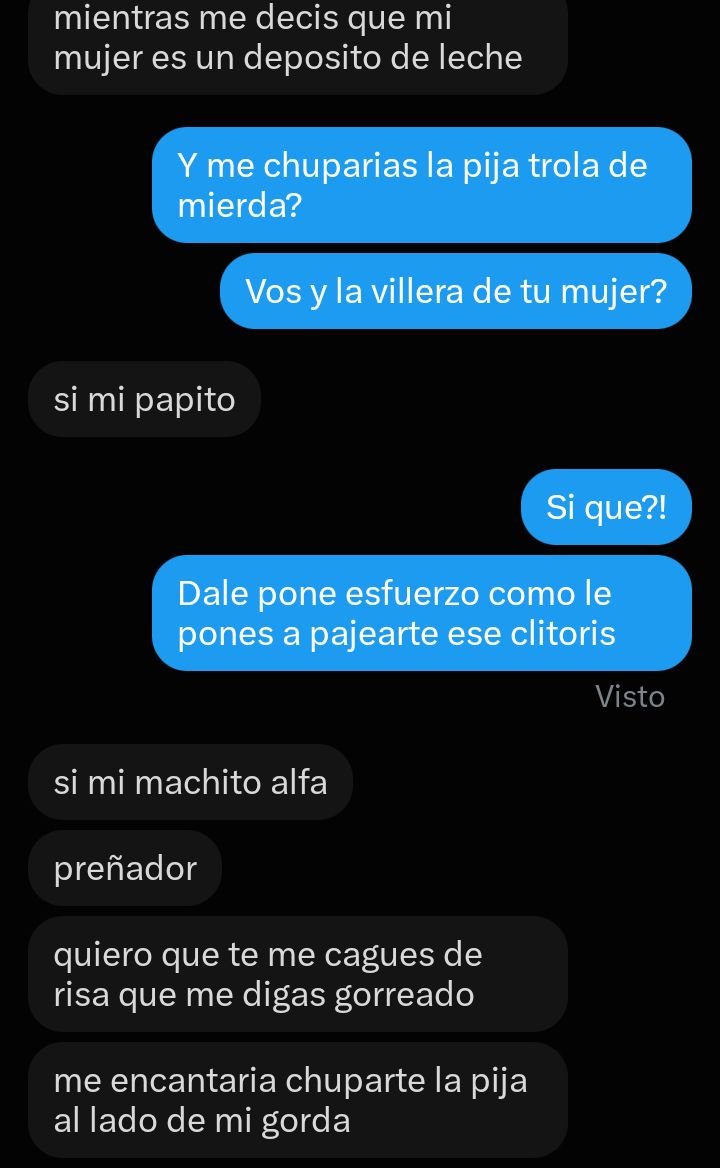 mrshadman6's tweet photo. Un cuerno chupa pija me manda de su mujer. https://t.co/MHNjIy4OA0