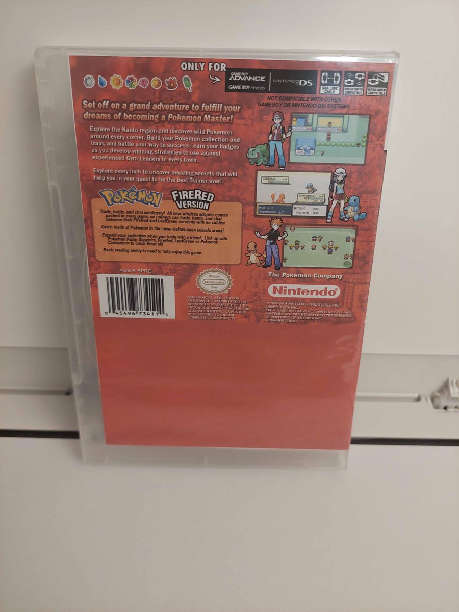 TonicSeal's tweet photo. I've been wanting to create physical media of different games i play so that i can own them in a more literal sense. The goal is to start backing up steam games but i decided a ROM would be easy for testing. ill fix the cover size later. #firered #romhack #radicalred https://t.co/YcJWEZaqLN