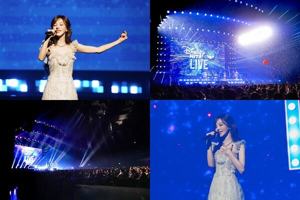 rvelites's tweet photo. [PRESS] Wendy participated as a special guest in 'Disney Hits LIVE!' held in Taipei last 26th and 27th of September. 

'She drew a positive response from the audience by completing a stage distinct from the original songs through solid vocal ability and delicate expression.' 🩵

https://t.co/Z2ISEcAdxj

#WENDY #웬디 #레드벨벳 #RedVelvet  @WENDY_offcl