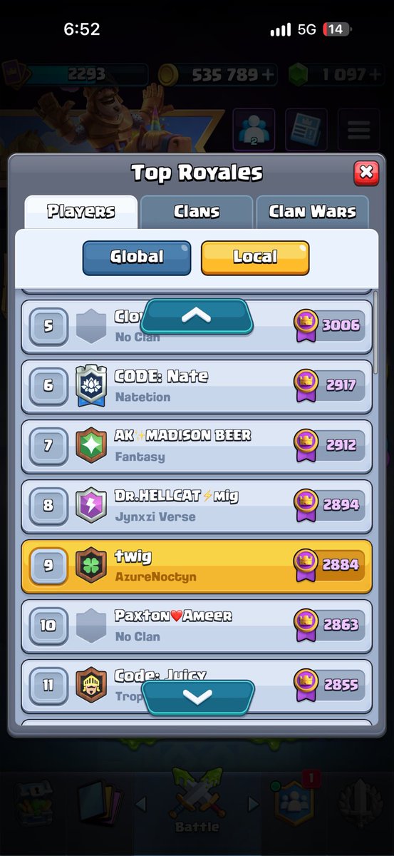 twig_CR's tweet photo. ggs @RyIey42 ❤️❤️ also i’m the 9th best american rn🙏🙏🇺🇸🇺🇸 https://t.co/yqeBIGGw8r