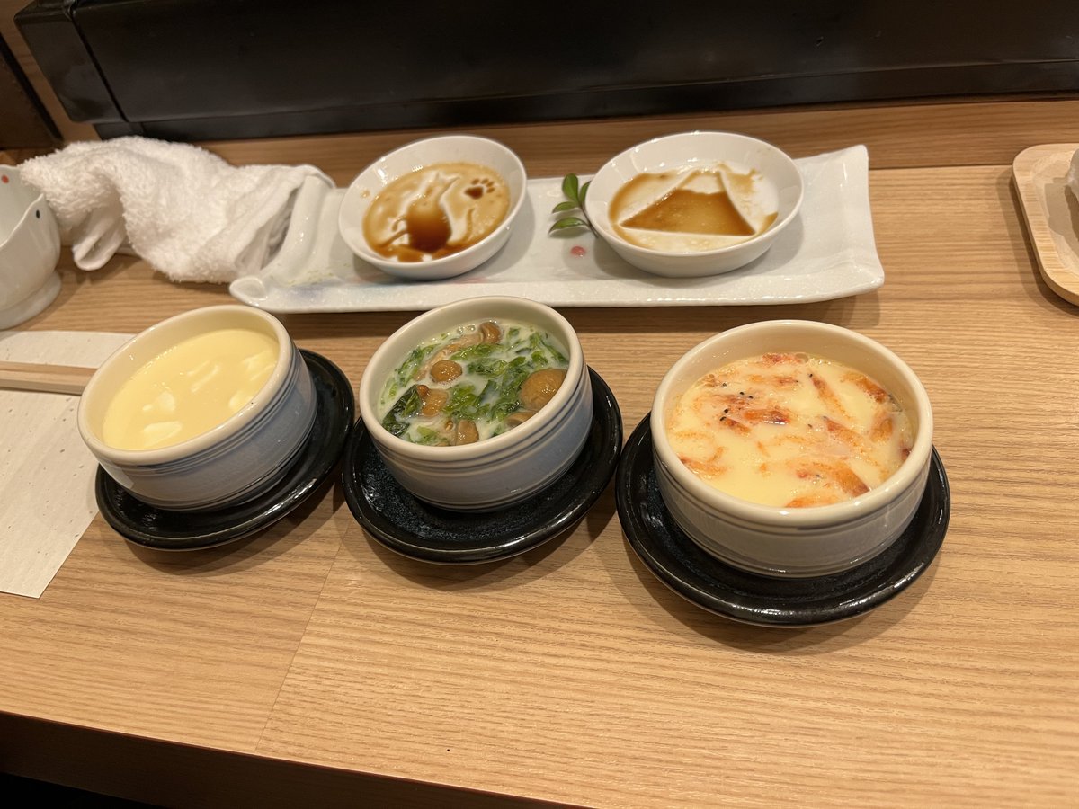mcz_rh4's tweet photo. @tokuniaru 中洲にある「茶碗蒸し本舗稲穂」おすすめです
いろんな味の茶碗蒸しを食べることができます
事前予約をおすすめします
https://t.co/NJw7U8Wa6N https://t.co/cG7XdS4bsF