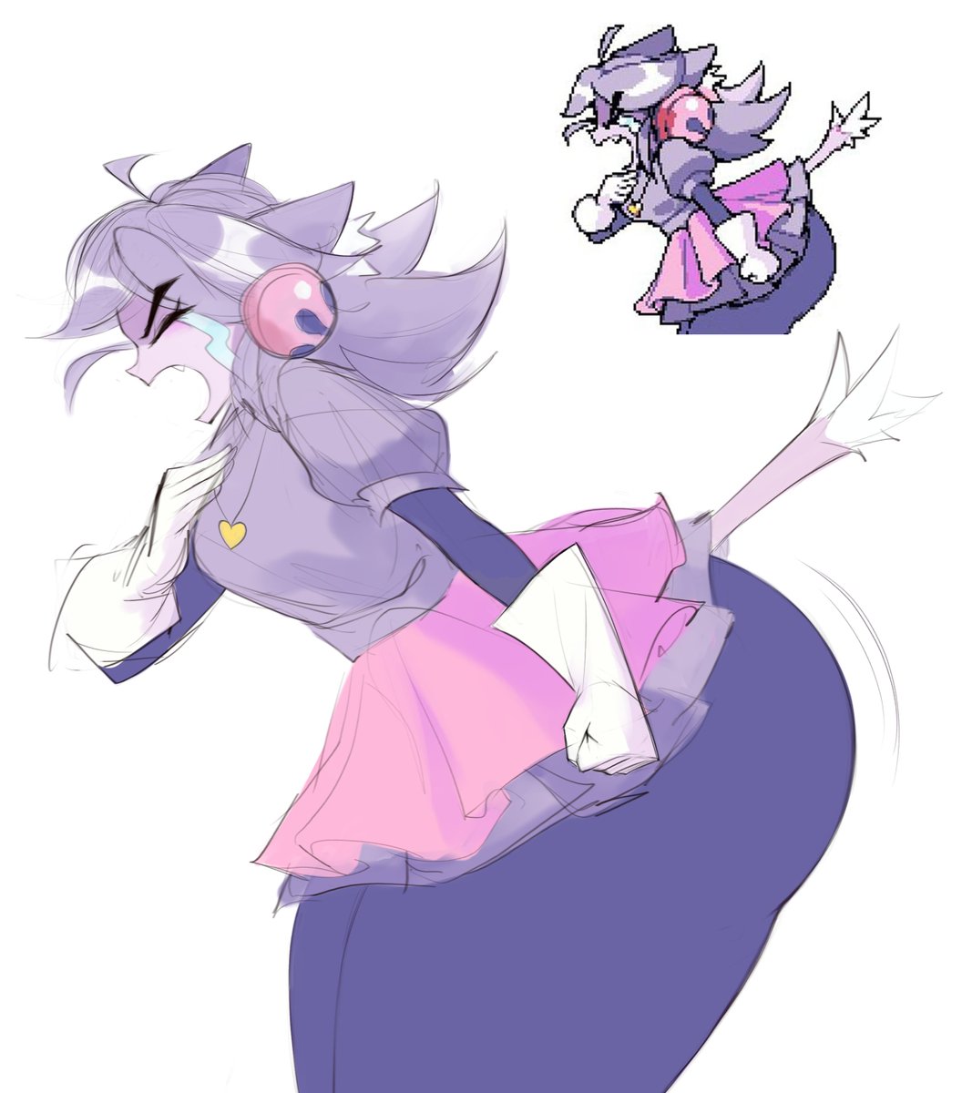 kasuuwaa's tweet photo. Ghost Mew Mew! — An edit I saw somewhere (˶>⩊<˶)
#deltarune #pink https://t.co/i7qkmuiHaj