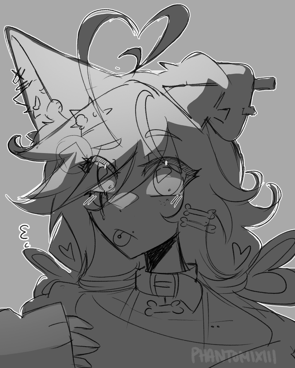 phantomixiii's tweet photo. doodle/wip #phuppieart https://t.co/ttFTOP1Z0g