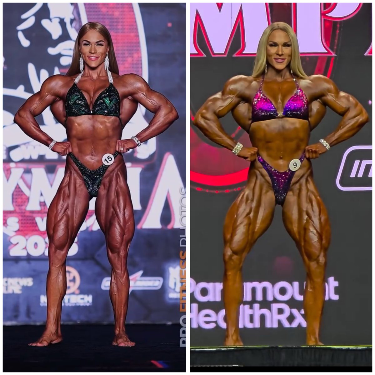 paulaifbbpro's tweet photo. 2025 Olympia Vs 2026 Olympia. One year apart. Tighter condition and a 12.1 lbs(5.5kg) difference in stage weight.
A new chapter has begun. The journey to the next level starts now!❤️ https://t.co/lmwqQHKBaZ