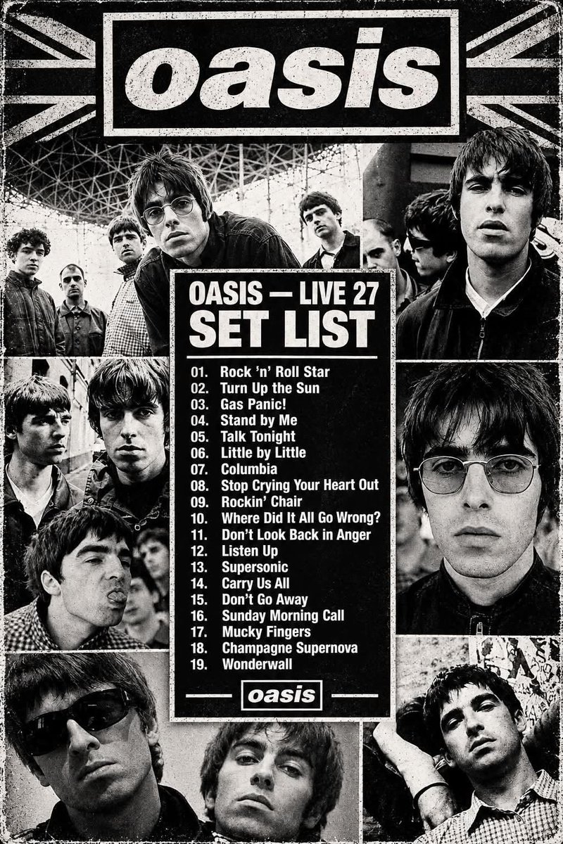 sn10_z's tweet photo. ¿Será? @oasis 
#Setlist27 #oasis
#Oasisvibes https://t.co/acPOkTZbYh