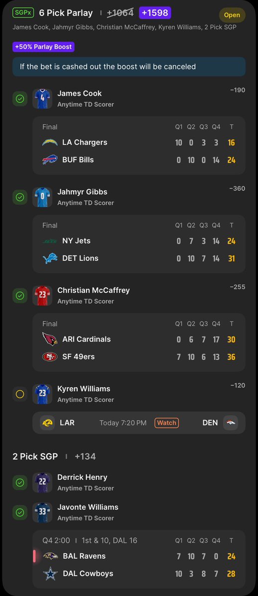 Teezy5044's tweet photo. Shout out to my favorite data analyst 📈 @PropFinderApp Will Williams Cash Me Out? 🤔 
#propfinder #Gambling𝕏 #draftkings https://t.co/KJyMkUWSQ7