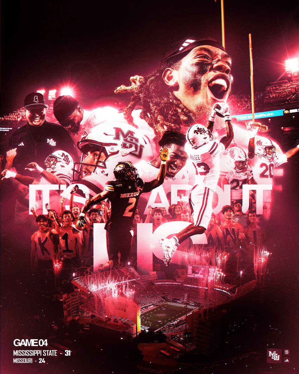 HailStateFB's tweet photo. It’s About Us. 

4-0. https://t.co/JXtgv6IcgK