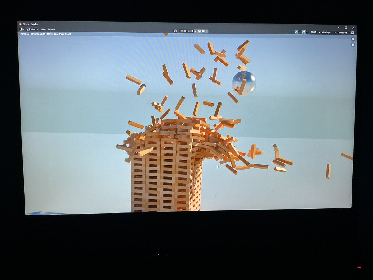 Kb_Ahenkan's tweet photo. Rigid Body Physics in Action in Blender
#blender3d #b3d #vfx #3dart #simulation #cgi #beginnerjourney https://t.co/aWaSavTQxD