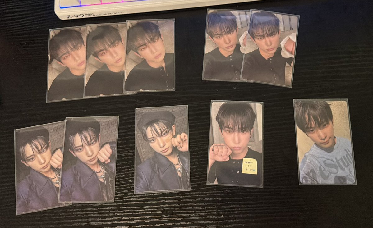 blueejayengene's tweet photo. all of my mark on me pcs so far! i still have some pre orders coming in…. https://t.co/Yb7gR2HApk
