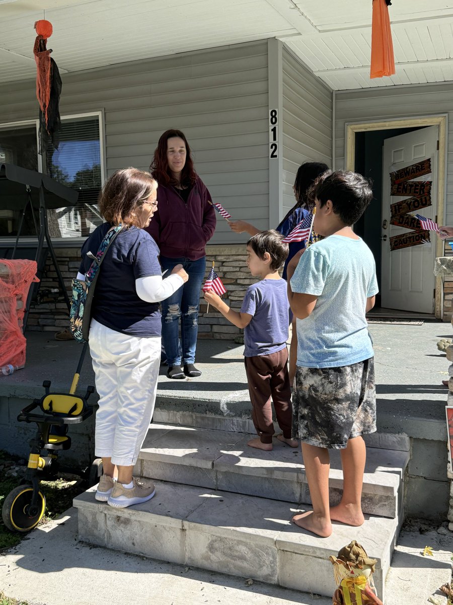 IansArena's tweet photo. I had a lot of fun door knocking in Goshen yesterday for @MaxForIndiana and @JoannaKing! We back Max. Let’s go! #IBackMax https://t.co/y8zIq7S7CY