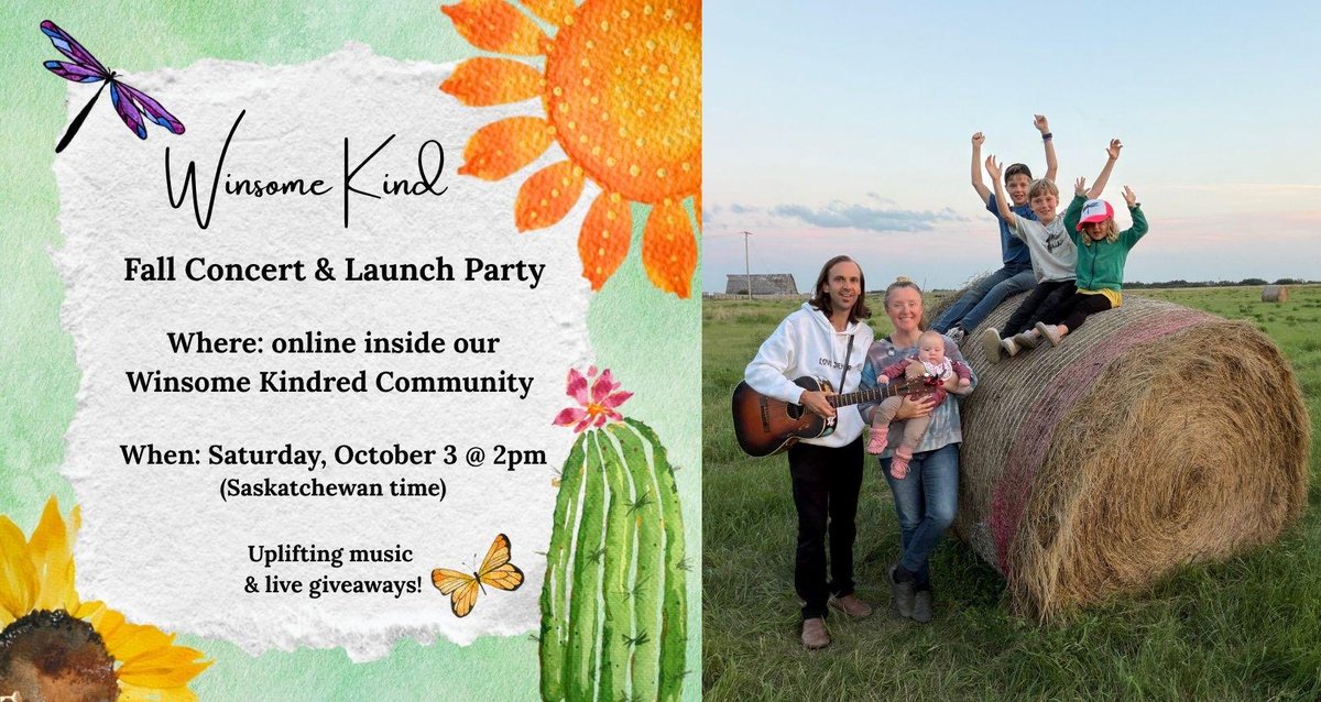 WinsomeKind's tweet photo. You’re invited! 🎵♥️🎉

Come sing with us every week in our Winsome Kindred Community: https://t.co/JR0dxgpAlo https://t.co/c70t352iKH