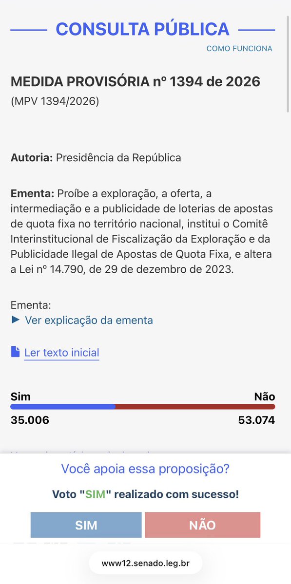 andredss0's tweet photo. Galerinha vamos fazer isso aqui viralizar para mais pessoas votarem, e nós derrotar esses fdp… votem “SIM” https://t.co/Ep1vNiY3HR