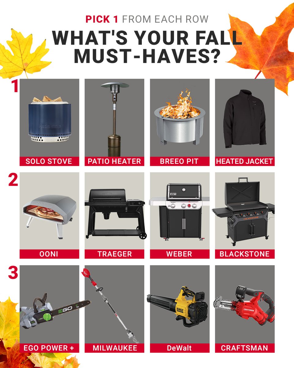 BLHardware's tweet photo. What are your fall product picks from the options below? https://t.co/RMJTyCyggx