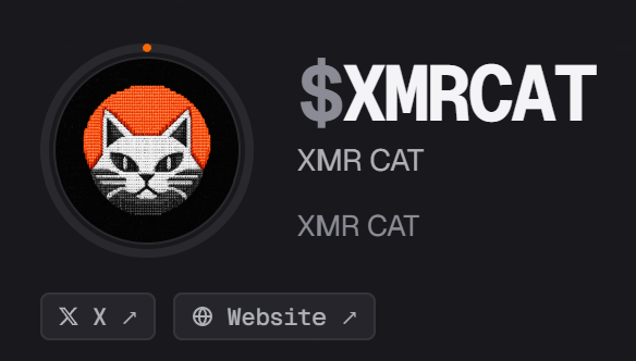 xmrpad_app's tweet photo. 2. XMRCAT

Just a cat who likes privacy https://t.co/wMRwAv8Zwc