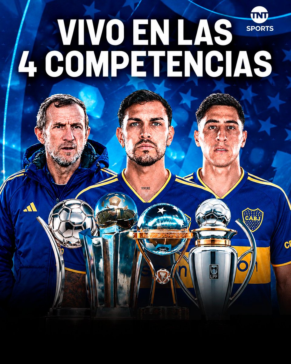 TNTSportsAR's tweet photo. ¡BOCA SIGUE VIVO EN LAS 4 COMPETENCIAS! 🔵 🟡 

Tras una remontada inolvidable, Boca se metió en SEMIFINALES de la Copa Argentina y sigue con vida en TODAS LAS COMPETENCIAS que disputa.

🏆  Semifinales de Copa Argentina.

🏆  Semifinales de CONMEBOL Sudamericana.

🏆  Torneo Clausura (5° en la zona A).

🏆  Tabla Anual (3°).