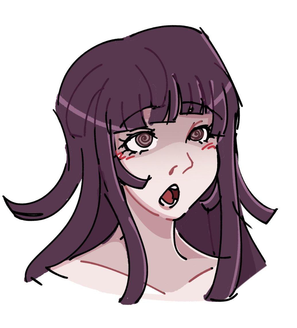 dollishfool's tweet photo. mikan doodle in my phone because i realized i've never drawn her before and she's literally so cute. based off that one sprite of hers... sorry i cba to draw clothes i hate doing that https://t.co/ip4i1aSP9t