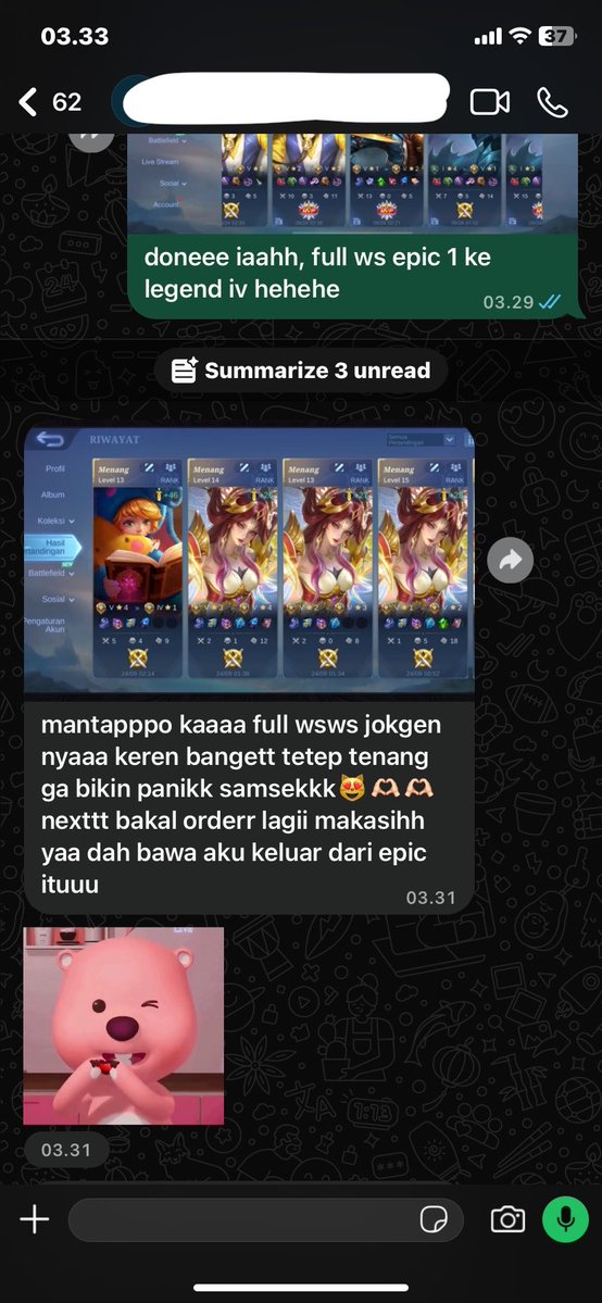 jokiwithzky's tweet photo. @CwannnRobi37276 hadir yuk samaku kak, aku global lance siap bantu kamu up rank. bsa sung play no antri dan no blame pastinya. langsung ke dm atau wa ya, wa ada di bio https://t.co/Iywr7prZZ1