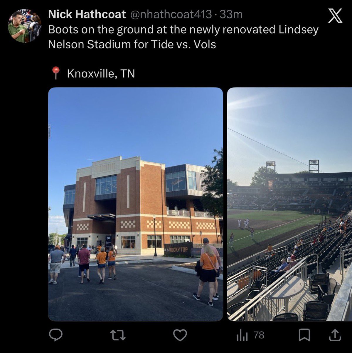 Theinsiders's tweet photo. Nick’s hacker is trying real hard to look the part... But doesn’t know that it’s not college baseball season. So sad. @Support you’ve got to help recover this account. https://t.co/0G9Sj4Da9G