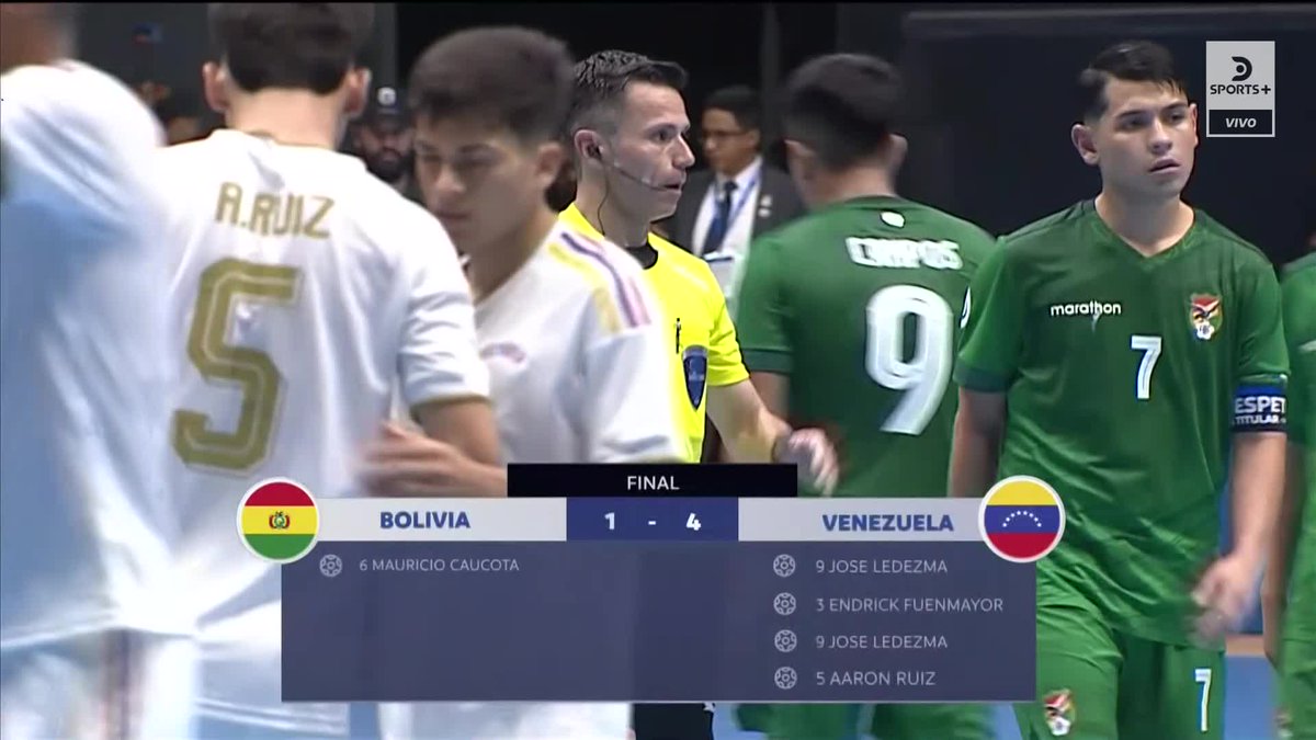 DSports's tweet photo. ¡SE FESTEJA CON UN VINO TINTO! 🍷

🏆 Venezuela 🇻🇪 le ganó 4-1 a Bolivia 🇧🇴 por el CONMEBOL #FutsalEnDSPORTS SUB-20.

⚽ Caucota | Ledezma X2, Fuenmayor y Ruiz https://t.co/b7ub2IXS6Y