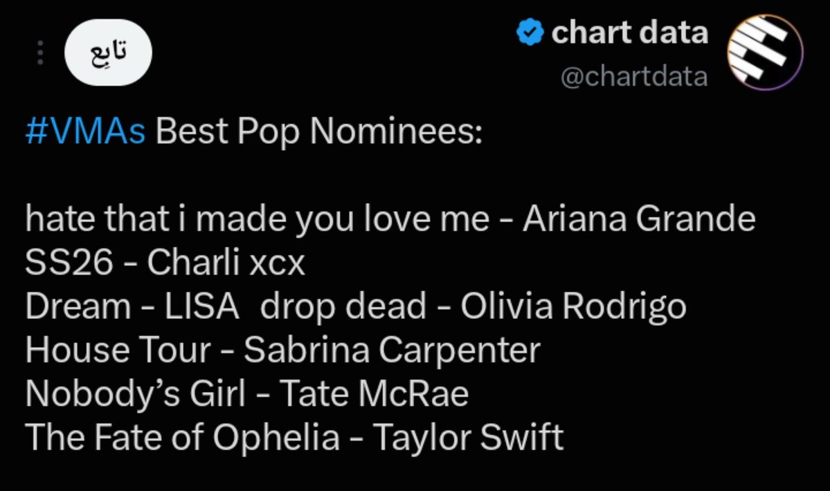 Dtx_too's tweet photo. كيف خذت Best pop بأغنية فاشلة وذول يلي مترشحين معها !!😭😭😭😭 https://t.co/bMcjQBQmUO