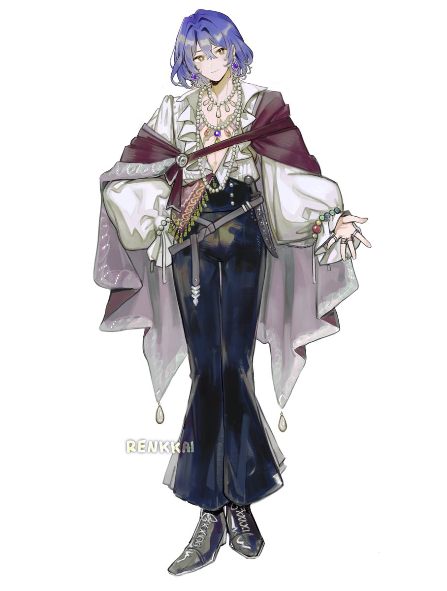 renkkai's tweet photo. Balor fancy outfit design #FieldsofMistria https://t.co/QuHRgNM4cj