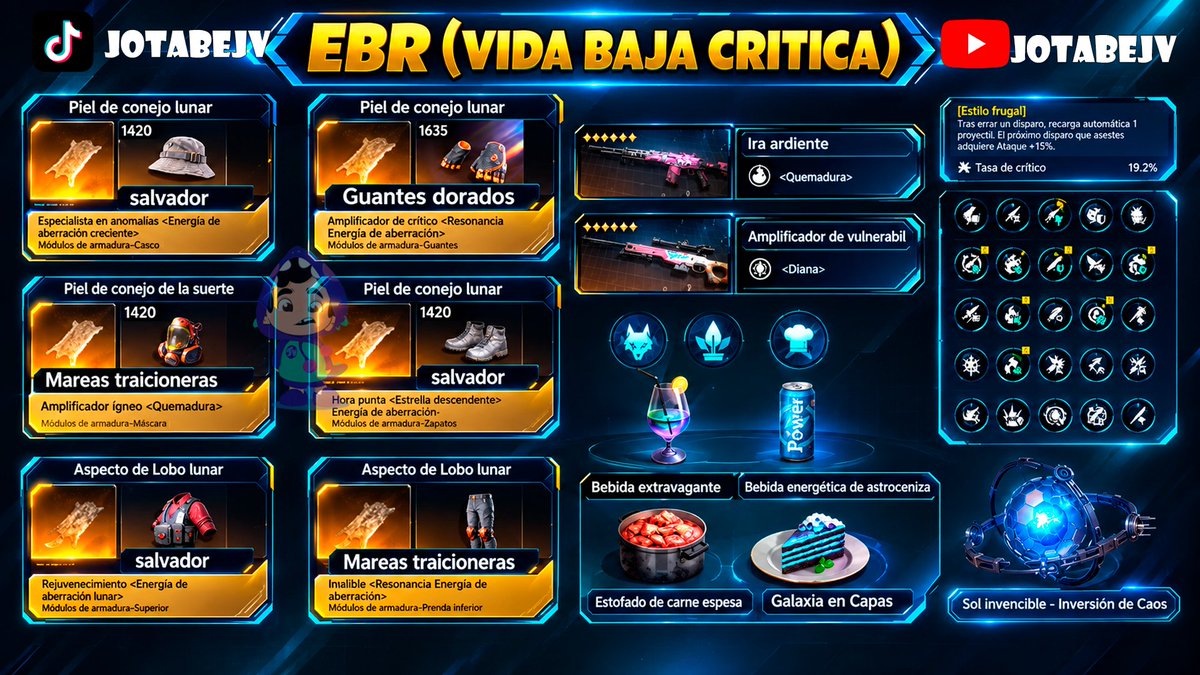 JotabeJV's tweet photo. Les comparto la Build de la EBR con vida baja y crítico https://t.co/PM8VvsivRk