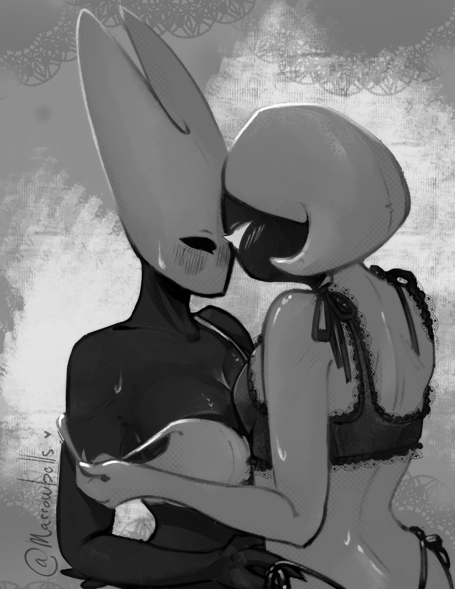 marrowbells's tweet photo. slight nsfw

first time <3 #lacenet #silksong https://t.co/T6xBDFtGDY