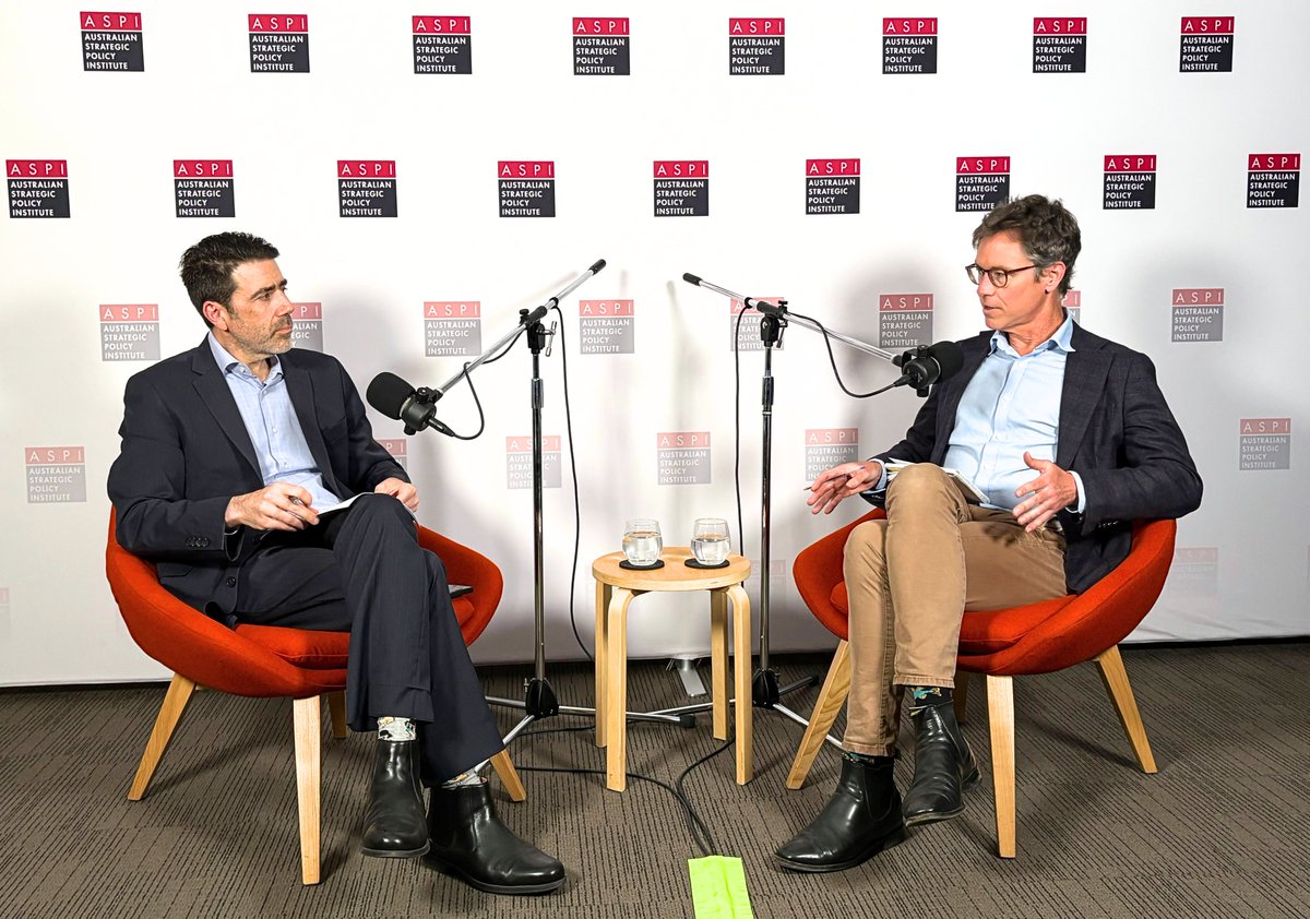 ASPI_org's tweet photo. ICYMI 🎙️

As AI safety and security dominates headlines around the globe, @BassiJustin joined @davidwroe on Stop the World to unpack the OpenAI Medicare breach, US–China coordination on AI safety and the Trump–Xi summit in Washington.

🎧 Listen here: https://t.co/HP624G7sjU https://t.co/hmnxyfaIcm