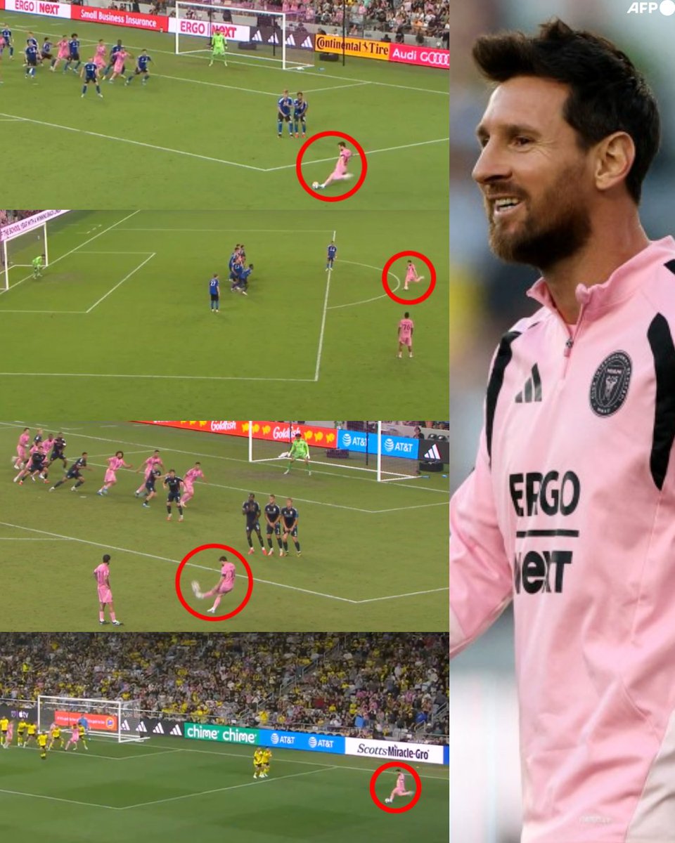 InvictosSomos's tweet photo. ¿Qué tan escandaloso viene siendo lo de Lionel Messi a balón parado? Bueno, pues el genio argentino registra ¡¡4 GOLES DE TIRO LIBRE!! en sus últimos 6 partidos disputados con el Inter Miami en la MLS. Son cosas que solo están al alcance del mejor pateador de todos los tiempos. Son cosas que solo puede lograr EL AMO Y SEÑOR DEL FÚTBOL MUNDIAL.