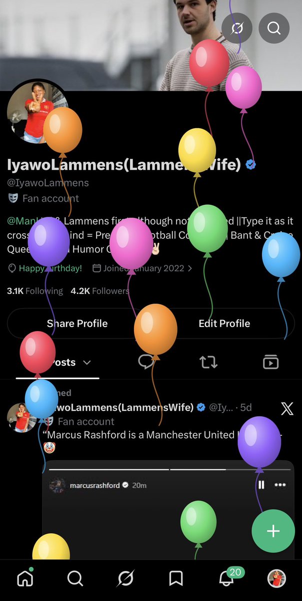 IyawoLammens's tweet photo. I deserve the world, but today… we start with balloons. 🎈 ❤️

Happy birthday to my me, myself and I. 👑 🎂 

Kindly say me a word of prayer if this crosses your TL 🙏🏽 https://t.co/JZZOZrzCtv