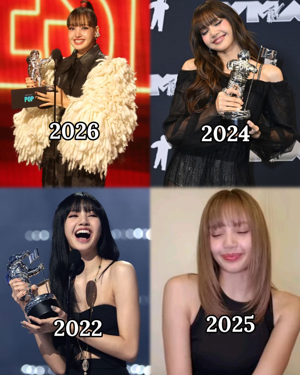 vhwlept22's tweet photo. Lisa VMA Awards: 

2022 best kpop
2024 best kpop
2025 best kpop
2026 best pop https://t.co/hP1j9AFZS3