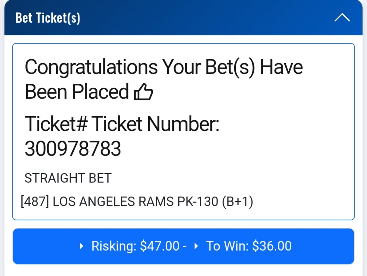 SAUSTRADAMUS's tweet photo. @RamsNFL Money line

🏉🏉🏉🏉
🔥🔥🔥🔥 https://t.co/p76ERkNUYD