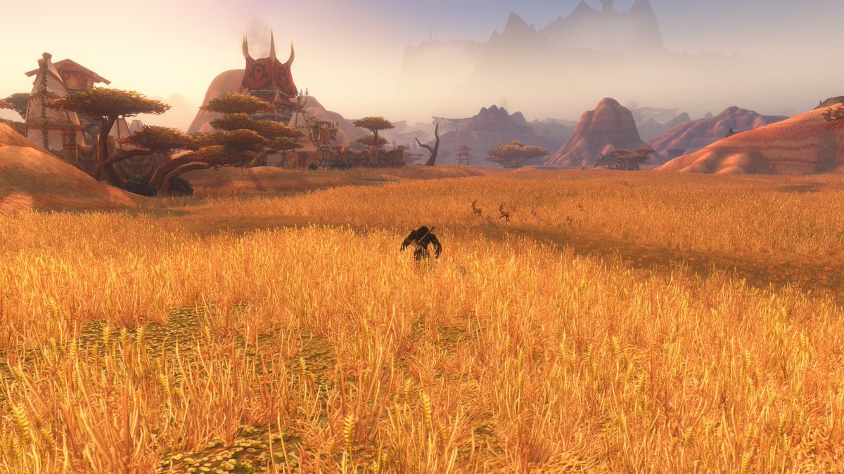 luxthos's tweet photo. If you want the world to feel a bit "fuller," you can increase the ground density beyond the maximum allowed by the graphics settings with:

/console groundEffectDensity 256
/console groundEffectFade 370
/console groundEffectDist 500

you can reset it back to 48, or to 0 if you don't enjoy the effect!