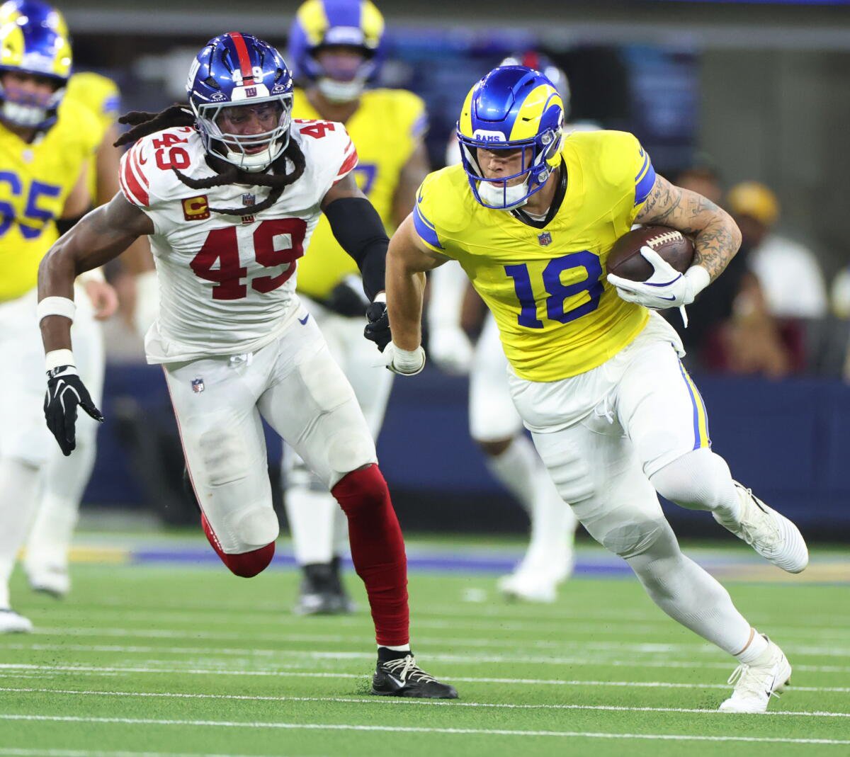 FIFAworldcfv4m's tweet photo. 🏈 Los Angeles Rams 🆚 Los Angeles Rams — 8:20 AM

⏰ Kickoff: 8:20 AM

 📺 Live Match / Watch Here:
🔗 https://t.co/iQCUtBiH7G

#NFL #NFLGame #Football #LiveNFL #NFLWeek
#NFLFansMX https://t.co/XzsjRHOMAZ
