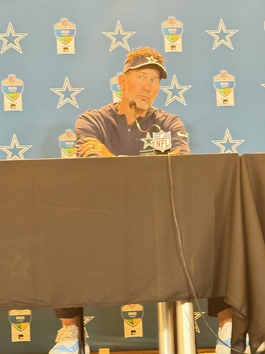 clarencehilljr's tweet photo. Cowboys coach Brian Schottenheimer said Dak Prescott was throwing the ball to George Pickens away.
He said he overcoached him on the time and to make sure they got to the field goal. It was a high throw on purpose. https://t.co/W3ejWWYuhF