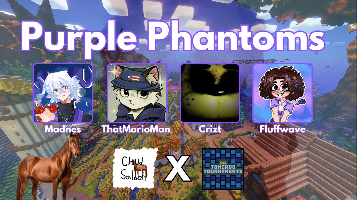 nikobroTV's tweet photo. D... do you guys see that...? 😰

INTRODUCING "Purple Phantoms"
@Madnes___ 
@ThatMarioMan 
@CriztPlayz 
@Fluffwave 

Watch them on Saturday, October 3rd 1PM EST https://t.co/VCzn3LC4eI