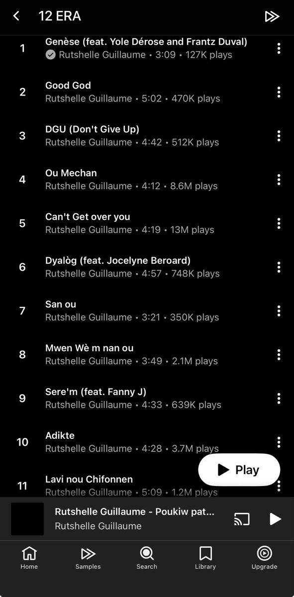 hermosadane's tweet photo. Nou tout ka remake jan mache mizik la ap chanje, e sa ap fèt nan tout kwen mond lan.

Mizik yo vin pi kout, tandans yo chanje pi vit, e jodi a, se pa sèlman kalite yon zèv ki konte. Maketing, estrateji ak fason ou prezante epi vann zèv ou a jwe yon gwo wòl nan konbyen tan li ka rete vivan nan mache a.

Malgre tout chanjman sa yo, 12 ERA rete youn nan albòm ki montre plis rezistans nan mache mizik pa nou an. Mizik yo pa t kouri dèyè bri pou kèk semèn sèlman; yo kontinye ap fè wout yo, ap touche moun, ap jwe, ap pale ak piblik la pandan tout ane a.

Lè yon atis chita, li mete nanm li, eksperyans li ak travay li nan yon zèv, ou ka pa renmen atis la, ou ka pa dakò ak li, men ou pap ka anpeche zèv la fè wout li.

12 ERA se yon senbòl travay, konsistans ak pèsistans.

Kèlkeswa bri ki ka fèt alantou ou, lè ou travay di, lè ou kwè nan sa w ap fè epi ou rete konsistan, rezilta yo ap toujou jwenn yon fason pou pale pou ou.

Travay la ap pale. Zèv la ap fè wout li. ❤️